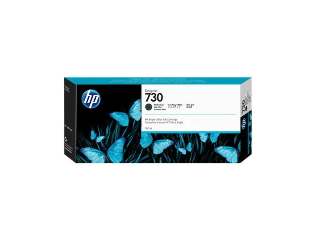 HP 730 - 300 ml høykapasitets matt svart original DesignJet blekkp...