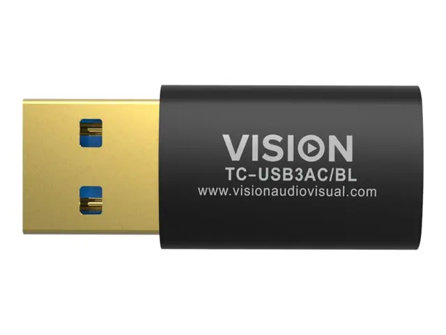 Vision Professional - USB-adapter USB-type A (hann) til USB-C (hun...
