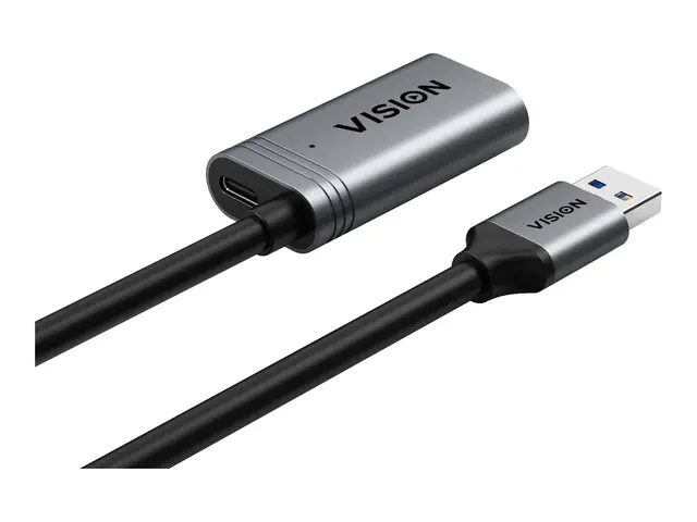 Vision - USB-forlengelseskabel USB-type A (hunn) til (hann) USB 3....