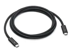 Apple Thunderbolt 4 Pro - Thunderbolt-kabel 24 pin USB-C (hann) til 24 pin USB-C (hann) - USB 3.2 / USB4 / Thunderbolt 3 / Thunderbolt 4 / DisplayPort - 1.8 m - st&#248;tte for kjedekopling, aktiv - svart