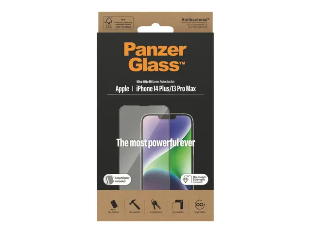 PanzerGlass - Skjermbeskyttelse for mobiltelefon ultrabred passfor...