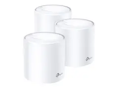 TP-Link Deco X20 - Wi-Fi-system - (3 rutere) 1GbE Wi-Fi 6 - Dobbeltb&#229;nd