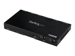 STARTECH HDMI SPLITTER - 2 PORT HDMI 2.0 4K 60HZ WITH SCALER - 7.1 SOUND