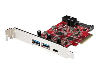 STARTECH.COM 5 Port USB PCIe Card - 10Gbps 2x USB-A 1x USB-C USB 3.1 Gen 2