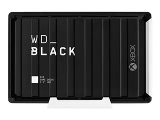 WD_BLACK D10 Game Drive for Xbox One WDBA5E0120HBK Harddisk - 12 TB - ekstern (bærbar) - USB 3.2 Gen 1 - 7200 rpm - svart