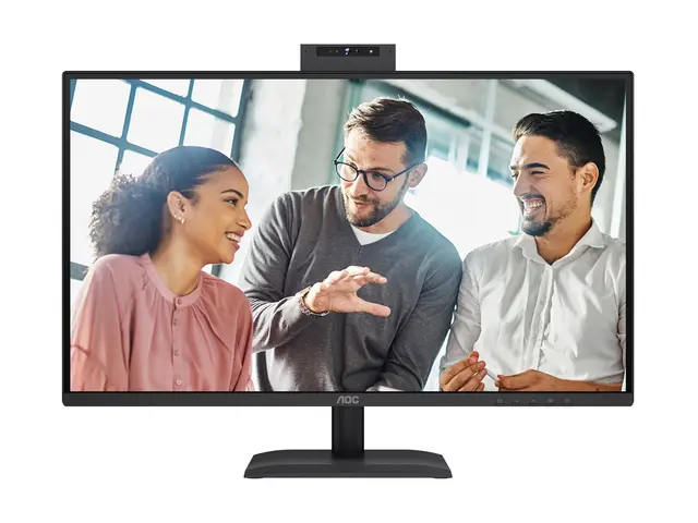 AOC Essential-line Q27E4CW - E4 Series - LED-skjerm USB - 27" - 2560 x 1440 QHD @ 120 Hz - IPS - 350 cd/m² - 1500:1 - 4 ms - HDMI, DisplayPort, USB-C - høyttalere - svart 