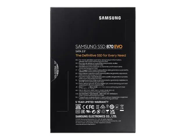 Samsung 870 EVO MZ-77E4T0B - SSD kryptert 4 TB intern 2.5" SATA 6G...