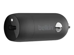 Belkin BoostCharge - Bilstrømadapter 30 watt - 3 A - Fast Charge, Power Delivery 3.1 (USB-C) - svart