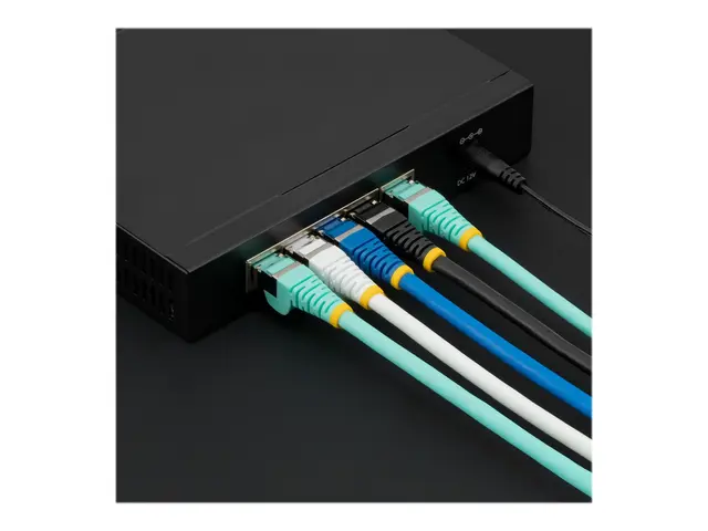 StarTech.com 1.5m CAT6a Ethernet Cable - Black Low Smoke Zero Halo...