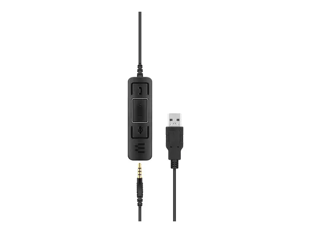 EPOS SC 75 USB MS - Hodesett on-ear kablet 3,5 mm jakk, svart