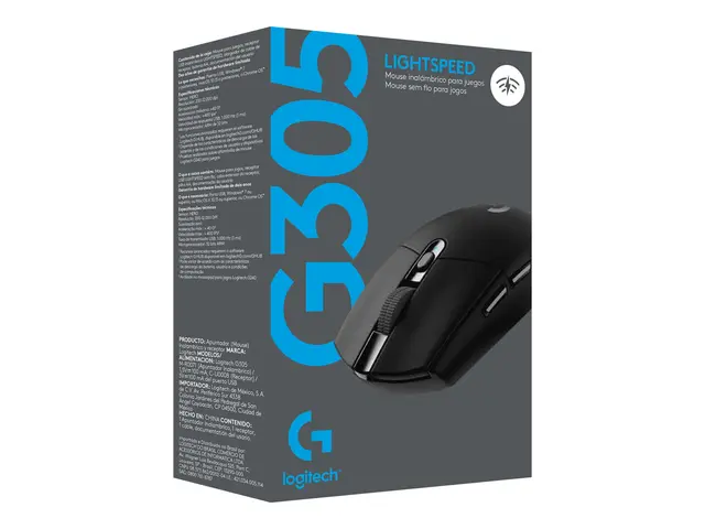 Logitech G G305 - Mus optisk 6 knapper trådløs 2.4 GHz USB mottake...