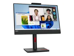 Lenovo ThinkCentre Tiny-in-One 24 Gen 5 LED-skjerm - 24" (23.8" synlig) - 1920 x 1080 Full HD (1080p) @ 60 Hz - IPS - 250 cd/m² - 1000:1 - 4 ms - HDMI, DisplayPort - høyttalere - ravnsort