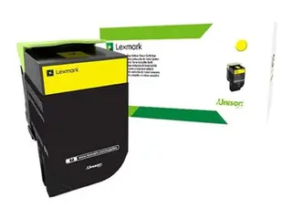 Lexmark 702HYE - Høy ytelse - gul - original tonerpatron Lexmark Corporate - for Lexmark CS310dn, CS310n, CS410dn, CS410dtn, CS410n, CS510de, CS510dte