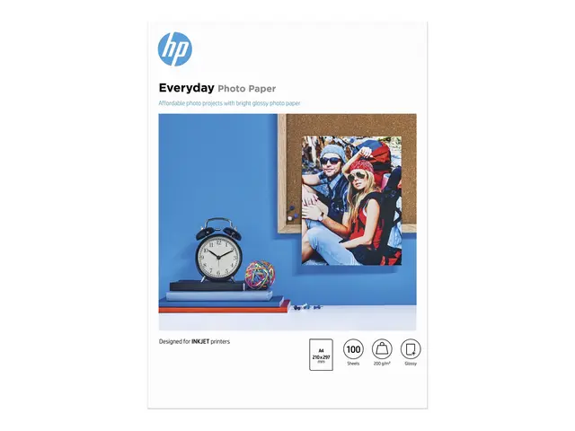 HP Everyday Photo Paper - Blank A4 (210 x 297 mm) 200 g/m² 100 ark...