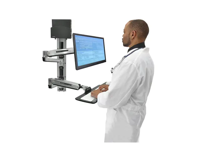 Ergotron LX Wall Mount System with Small CPU Holder - Monteringsse...