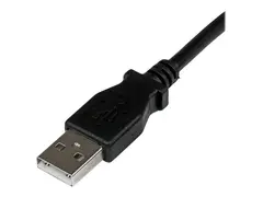 StarTech.com 2m USB 2.0 A to Right Angle B Cable Cord 2 m USB Printer Cable - Right Angle USB B Cable - 1x USB A (M), 1x USB B (M) (USBAB2MR) - USB-kabel - USB-type B (hann) til USB (hann) - USB 2.0 - 2 m - 90° kontakt - svart