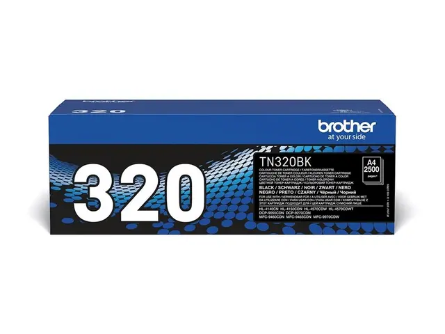 Brother TN320BK - Svart original tonerpatron for DCP-9055CDN, DCP-...