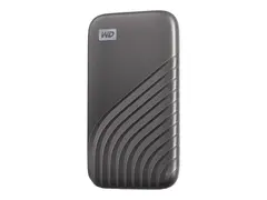 WD My Passport SSD WDBAGF0040BGY - SSD - kryptert 4 TB - ekstern (b&#230;rbar) - USB 3.2 Gen 2 (USB-C kontakt) - 256-bit AES - gr&#229;