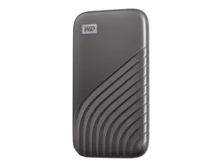WD My Passport SSD WDBAGF0040BGY - SSD - kryptert 4 TB - ekstern (b&#230;rbar) - USB 3.2 Gen 2 (USB-C kontakt) - 256-bit AES - gr&#229;
