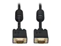 Eaton Tripp Lite Series VGA High-Resolution RGB Coaxial Cable (HD15 M/M), 10 ft. (3.05 m) VGA-kabel - HD-15 (VGA) (hann) til HD-15 (VGA) (hann) - 3 m - formst&#248;pt - svart