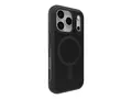 ZAGG Sedona Snap - Baksidedeksel for mobiltelefon MagSafe-samsvar - grafen - flom svart - for Apple iPhone 17 Pro