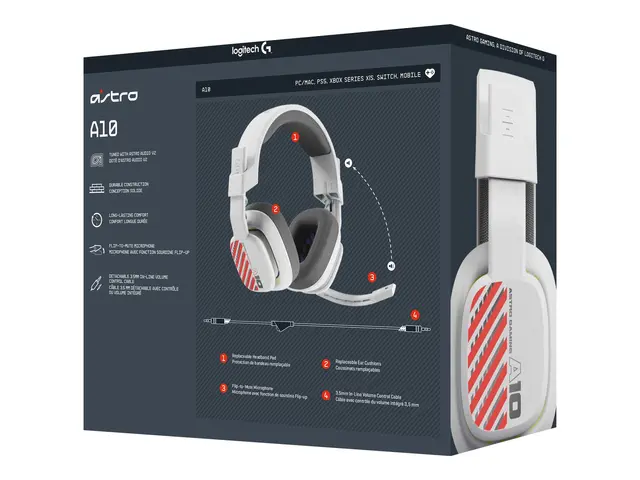 ASTRO Gaming A10 Gen 2 - Hodesett - full størrelse - kablet - 3,5 ...