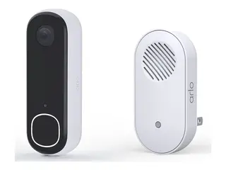 Arlo Video Doorbell 2K (2nd Generation) Smart d&#248;rbjelle og ringeklokke - med kamera - tr&#229;dl&#248;s - Wi-Fi - 2.4 Ghz