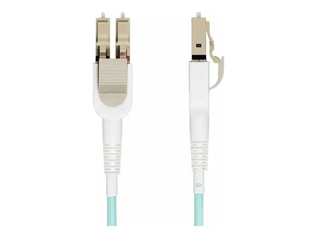 StarTech.com 5m (15ft) LC to (UPC) OM4 Switchable Fiber Optic Cabl...