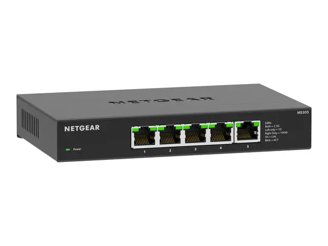 NETGEAR MS305 - Switch multi-gigabit ikke-styrt 5 x 100/1000/2.5G ...