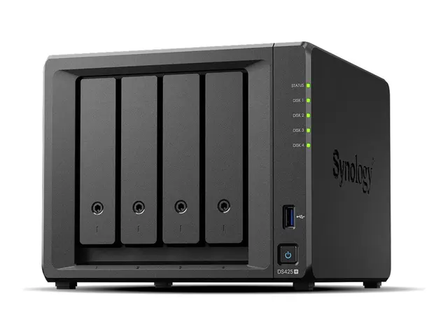 Synology Disk Station DS425+ - NAS-server 4 brønner SATA 6Gb/s HDD...