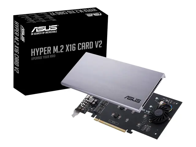 ASUS HYPER M.2 X16 CARD V2 - Grensesnittsadapter - M.2 - Expansion...