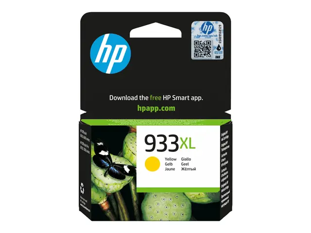 HP 933XL - Høy ytelse - gul - original - blekkpatron - for Officej...