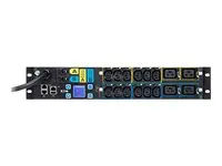 Eaton ePDU G3 Managed - Strømfordelerenhet (kan monteres i rack) AC 230 V - enkeltfase - Ethernet 10/100, RS-232 - inngang: IEC 60309 32A - utgangskontakter: 16 (4 x IEC 60320 C19, 12 x IEC 60320 C13) - 2U - 3 m kabel