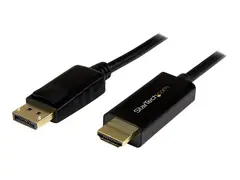 StarTech.com 3 ft (1 m) DisplayPort to HDMI Adapter Cable 4K DisplayPort to HDMI Converter Cable - Computer Monitor Cable (DP2HDMM1MB) - adapterkabel - DisplayPort / HDMI - 1 m
