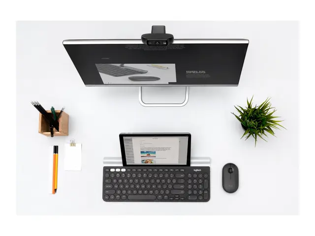 Logitech Pebble M350 - Mus optisk 3 knapper trådløs 2.4 GHz, Bluet...