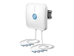 QuWireless QuSector 9X-65-8 - Antenne - panel Wi-Fi - 8 dBi (for 2,4 - 2,5 GHz), 9 dBi (for 5 - 7,125 GHz) - direksjonal - innendørs / utendørs