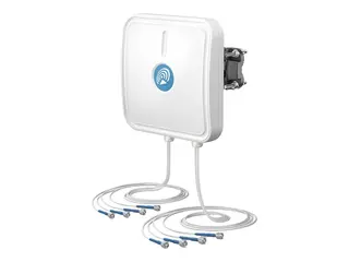 QuWireless QuSector 9X-65-8 - Antenne - panel Wi-Fi - 8 dBi (for 2,4 - 2,5 GHz), 9 dBi (for 5 - 7,125 GHz) - direksjonal - innendørs / utendørs