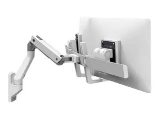 Ergotron HX - Monteringssett (leddarm, utvidelse, hengselbue, 2 svingtapper, h&#229;ndtak, veggmontering) for 2 LCD-skjermer - hvit - skjermst&#248;rrelse: inntil 32&quot;