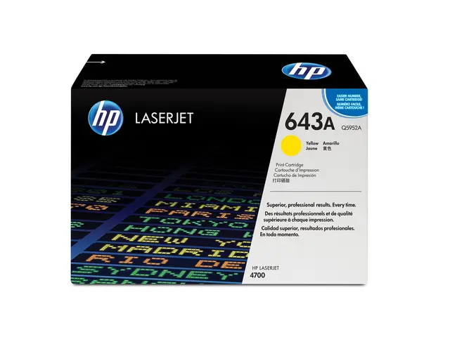 HP 643A - Gul - original - LaserJet - tonerpatron (Q5952A) - for C...