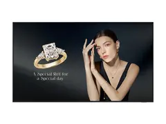 Samsung QH115FX - 115" Diagonalklasse (114.5" synlig) QHFX Series LED-bakgrunnsbelyst LCD-skjerm - QLED - intelligent skilting - Tizen Enterprise - 4K UHD (2160p) 3840 x 2160 - Quantum Mini LED Pro - titansvart