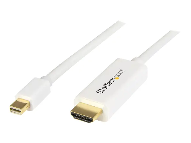 StarTech.com Mini DisplayPort to HDMI Converter Cable - 6 ft (2m) ...
