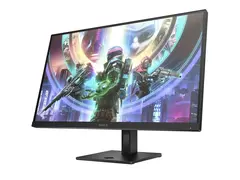 OMEN by HP 27qs - LED-skjerm - gaming - 27" 2560 x 1440 QHD @ 240 Hz - IPS - 400 cd/m² - 1000:1 - 1 ms - 2xHDMI, DisplayPort - høyttalere - svart