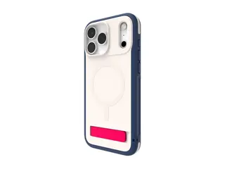 ZAGG Sedona Snap - Baksidedeksel for mobiltelefon MagSafe-samsvar - grafen - rødt lys og blå - for Apple iPhone 17 Pro Max