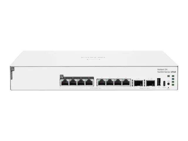 HPE Networking Instant On 1940 - Switch - L2+ - Styrt - 8 x 10/100...