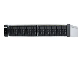 QNAP ES2486dc - NAS-server - 24 brønner kan monteres i rack - SAS 12Gb/s - RAID 0, 1, 5, 6, 10, 50, JBOD, 60, RAID TP - RAM 96 GB - Gigabit Ethernet / 10 Gigabit Ethernet - iSCSI støtte - 2U