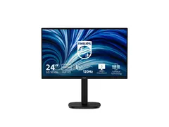 Philips 24B2N3200A - 3000 Series - LED-skjerm 24" (23.8" synlig) - 1920 x 1080 Full HD @ 120 Hz - IPS - 350 cd/m² - 1500:1 - 4 ms - HDMI, VGA, DisplayPort - høyttalere - svart