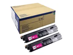 Brother TN900M - 2-pack - magenta - original tonerpatron - for Brother HL-L9300CDWTT, MFC-L9550CDWT