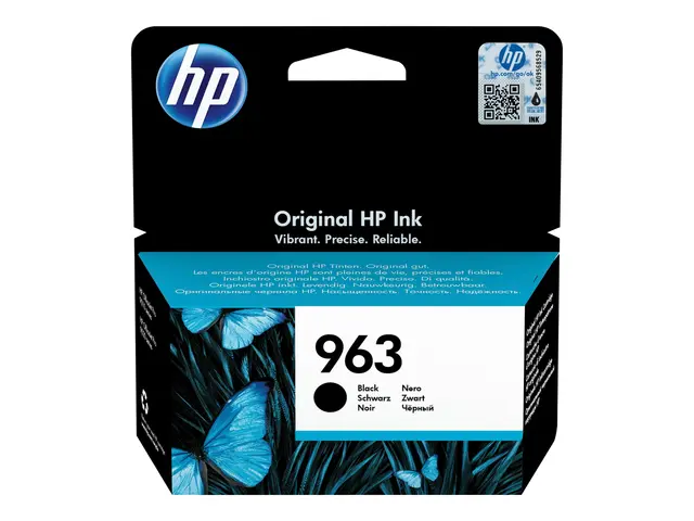 HP 963 - 21.5 ml svart original Officejet blekkpatron
