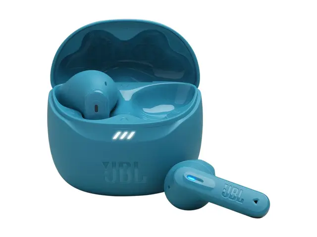 JBL TUNE Flex 2 - True wireless-hodetelefoner med mikrofon i øret - Bluetooth - aktiv støydemping - turkis 