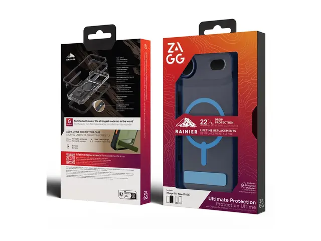 ZAGG Rainier Snap - Baksidedeksel for mobiltelefon robust MagSafe-...